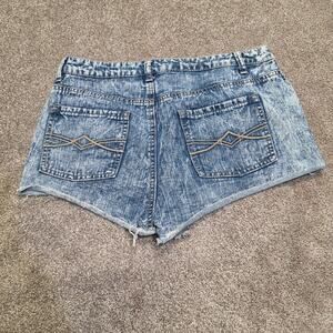 y2k Grunge streetwear dasiy dukes distressed ripped cutoff mudd denim shorts 11